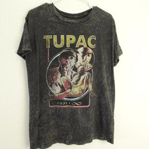 AC Gray Tupac Tee Small